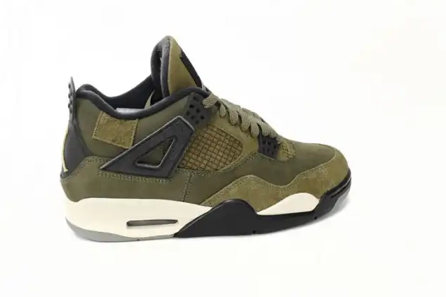 Reps TB Medium Air 4 Olive Craft Jordan FB9927-200 0502